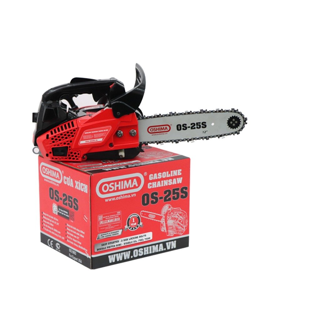 Cưa Oshima OS-25S 25cc Đỏ 2 thì