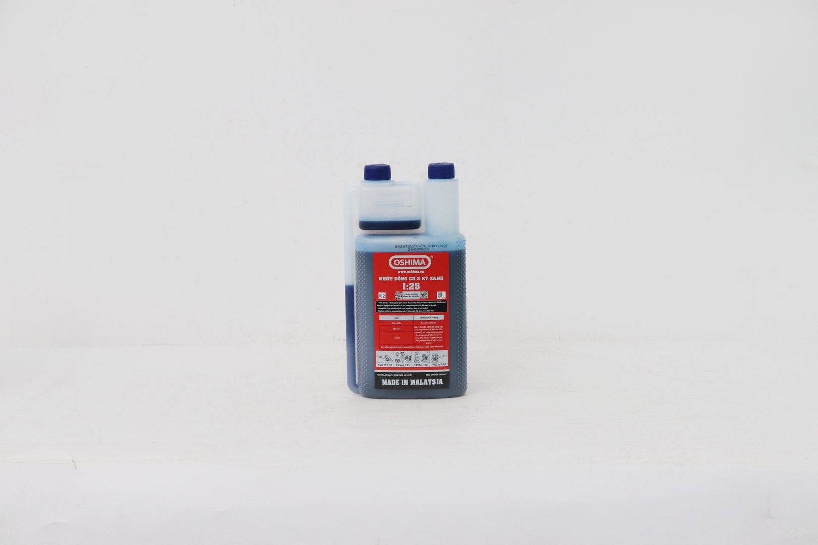 Nhớt Oshima 2T, 1L Xanh đậm 2 thì