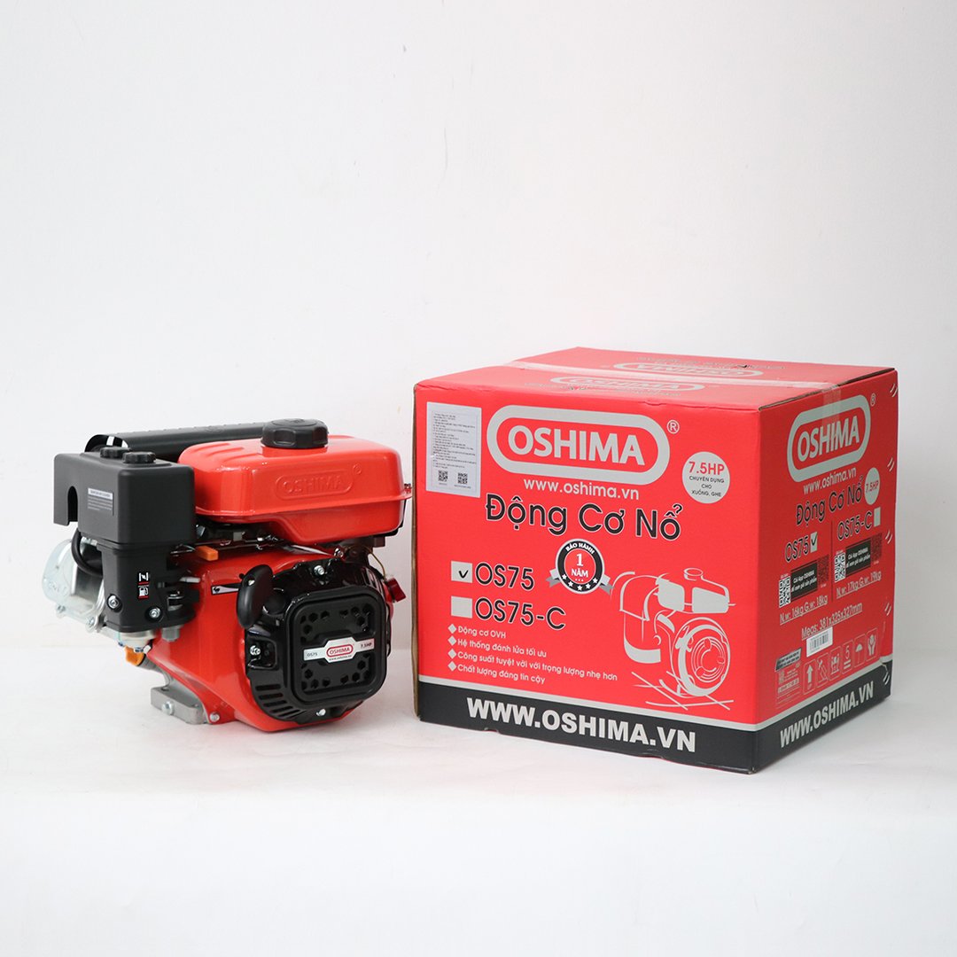 Máy nổ Oshima OS75 7.5HP Đỏ